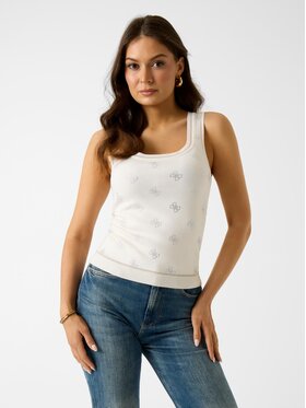 Guess Guess Svetr 181276 Bílá Classic Fit