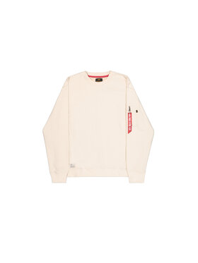 Alpha Industries Alpha Industries Bluza USN Blood Chit Sweatshirt Beżowy Regular Fit