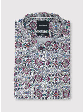 Pako Lorente Pako Lorente Koszula P26WF-1X-008 Bordowy Slim Fit