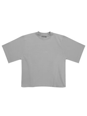2005 2005 T-Shirt Classic Logo Szary Oversize