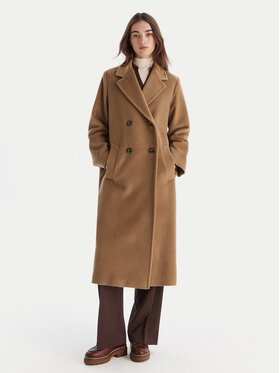 Weekend Max Mara Weekend Max Mara Μάλλινο παλτό Zufolo 2525016092 Καφέ Regular Fit