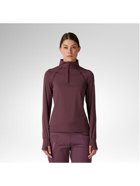 Rossignol Rossignol Bluza techniczna W Half Zip First Layer Fioletowy Slim Fit
