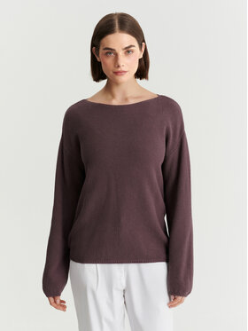 TATUUM TATUUM Sweter MAKSO Fioletowy Classic Fit