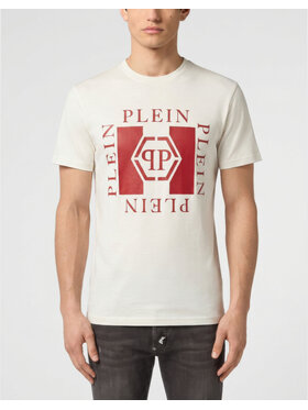 PHILIPP PLEIN PHILIPP PLEIN Tričko 31676 Biela Regular Fit