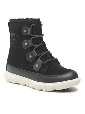 Sorel Sorel Škornji za sneg Explorel II Joan Faux Fur Wp NC4462-010 Črna