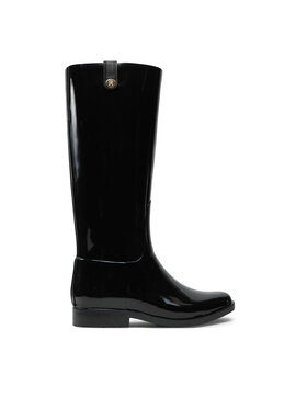 Tommy Hilfiger Tommy Hilfiger Guminiai batai Th Stud Rubber Long Rainboot FW0FW08185 Juoda