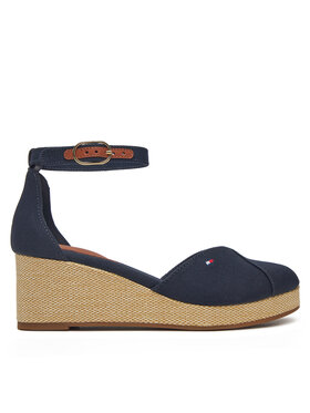 Tommy Hilfiger Tommy Hilfiger Espadrilky FW0FW08657 Tmavomodrá