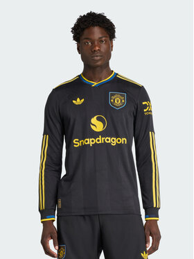 adidas adidas Koszulka techniczna Manchester United Czarny Slim Fit