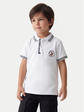 Beverly Hills Polo Club Beverly Hills Polo Club Polo P-SS26B-P424108 Biały Regular Fit