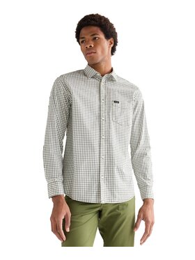 Wrangler Wrangler Koszula 112378034 Biały Regular Fit