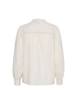 ICHI ICHI Koszula Camicia ihzabrina sh Beżowy Regular Fit