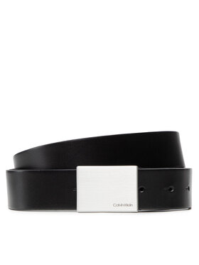 Calvin Klein Calvin Klein Ζώνη Ανδρική Formal Plaque Belt 3.5cm K50K504309 Μαύρο