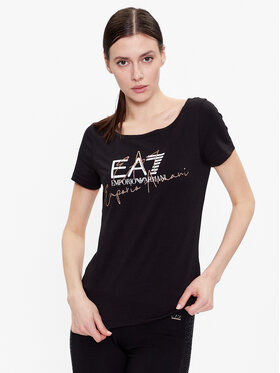 EA7 Emporio Armani EA7 Emporio Armani Tričko 3RTT30 TJDLZ 1200 Čierna Regular Fit