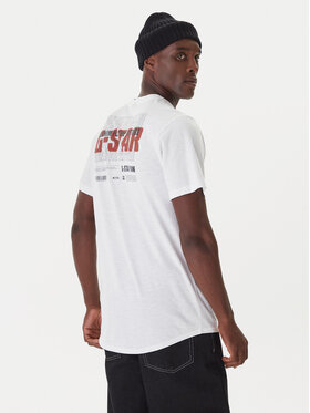 G-Star Raw G-Star Raw Marškinėliai Lash Back D26043-C372 Balta Relaxed Fit