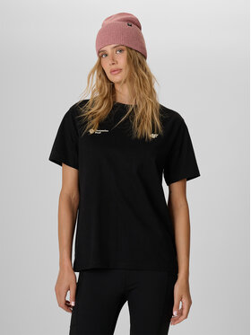 4F 4F T-Shirt OUTLAND Czarny Loose Fit