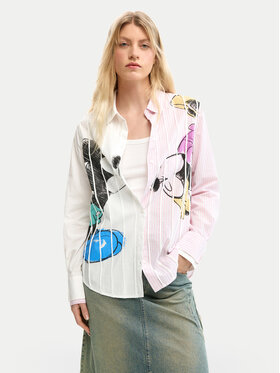 Desigual Desigual Košile Lovit Disney 26SWCW19 Barevná Regular Fit