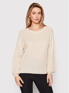 Vero Moda Vero Moda Sweter New Lex Sun 10260391 Écru Relaxed Fit