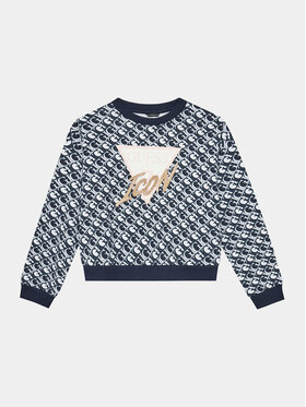 Guess Guess Pulóver J4RQ00 KA6R3 Sötétkék Regular Fit