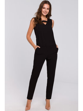 Makover Makover Kombinezon K009 Czarny Regular Fit