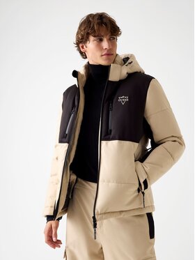 Guess Guess Pārejas jaka 179584 Bēšs Classic Fit