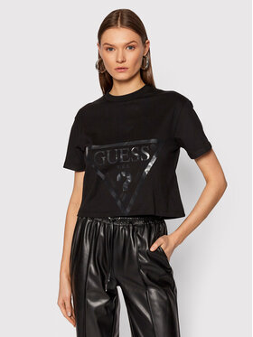 Guess Guess T-Shirt V2RI00 K8HM0 Μαύρο Relaxed Fit