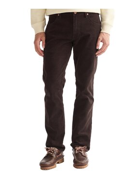 Wrangler Wrangler Spodnie materiałowe 112386859 Brązowy Regular Fit