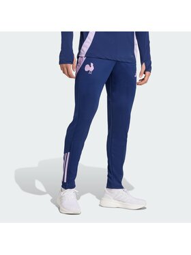 adidas adidas Spodnie materiałowe 151583 Błękitny Regular Fit