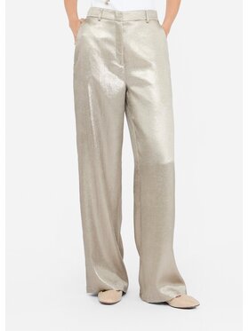 Liu Jo Liu Jo Pantaloni di tessuto CF5280T002AV9567 Oro Regular Fit