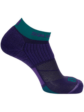 Salomon Salomon Skarpety Niskie Męskie Salomon X Ultra Ankle Socks Fioletowy