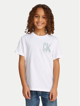Calvin Klein Jeans Calvin Klein Jeans Tričko Surf Graphic IB0IB02447 Biela Regular Fit