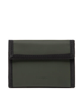 Rains Rains Portofel Mare pentru Bărbați Velcro Wallet 16440 Verde