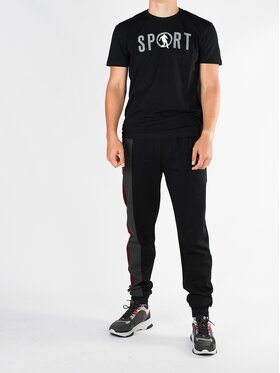 Bikkembergs Bikkembergs Pantaloni di tessuto C 1 055 80 E 1969 Nero Regular Fit