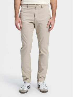Lee Lee Spodnie materiałowe CHINO SLIM Beżowy Slim Fit