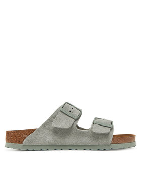 Birkenstock Birkenstock Iešļūcenes Arizona zamsz 1029215 Zaļš