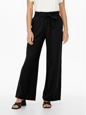 JDY JDY Kalhoty z materiálu 15254626 Černá Loose Fit