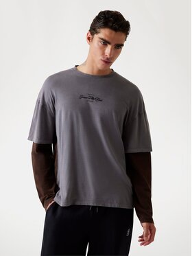 Guess Guess T-Shirt 176893 Szary Classic Fit