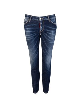 Dsquared2 Dsquared2 Jeansy S72LB0285 S30685 Granatowy Cropped Fit
