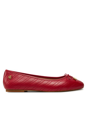 LAUREN RALPH LAUREN LAUREN RALPH LAUREN Baleriny Jayna 802951489005 Czerwony