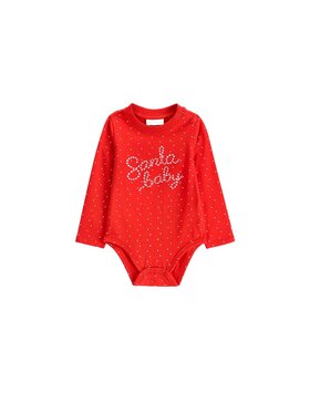 Coccodrillo Coccodrillo Body dziecięce ZC6112102MER-009 Czerwony Regular Fit