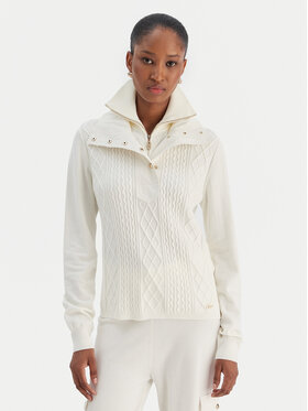 Liu Jo Sport Liu Jo Sport Megztinis TF5039 MS75L Écru Regular Fit