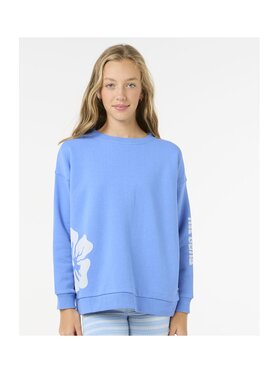 Rip Curl Rip Curl Bluza Â Bliss Crew-Girl Niebieski Relaxed Fit