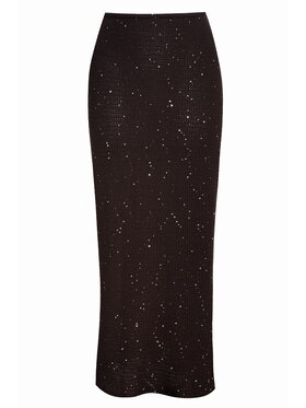 Magda Matyja Magda Matyja Spódnica Samantha Bottom Brązowy Slim Fit