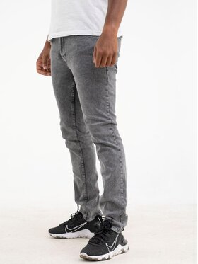 Croll Croll Jeansy Spodnie Jeansowe Croll Classic Slim 6187 Czarne 38 Czarny Slim Fit