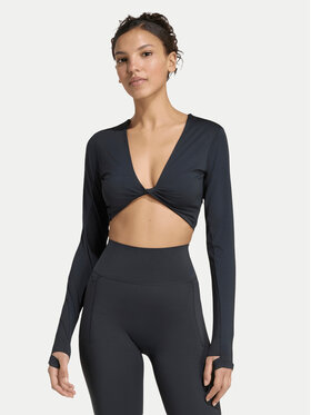 adidas adidas Treniņkrekls Primelift Workout Twist Reversible Long Sleeve KF4131 Melns Slim Fit