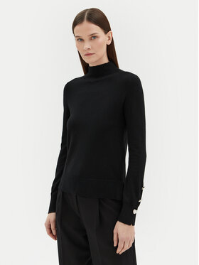 Motivi Motivi Krekls ar augstu apkakli M6716001042N Melns Regular Fit