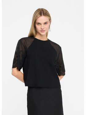 Liu Jo Liu Jo T-Shirt UF5258JS90422222 Czarny Regular Fit