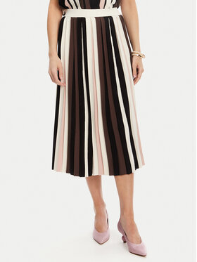 Weekend Max Mara Weekend Max Mara Spódnica plisowana Pleiadi 2525306011 Brązowy Regular Fit