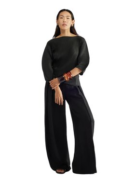 Liviana Conti Liviana Conti Bluzka f5sg42 Czarny Regular Fit