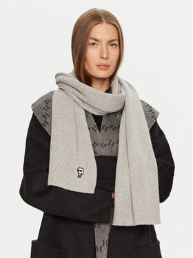 KARL LAGERFELD KARL LAGERFELD Зимен шал 246W3306 Сив