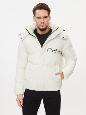 Calvin Klein Jeans Calvin Klein Jeans Пухено яке Essentials J30J323708 Екрю Regular Fit
